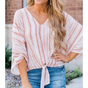 Know I’m extra stripe blouse